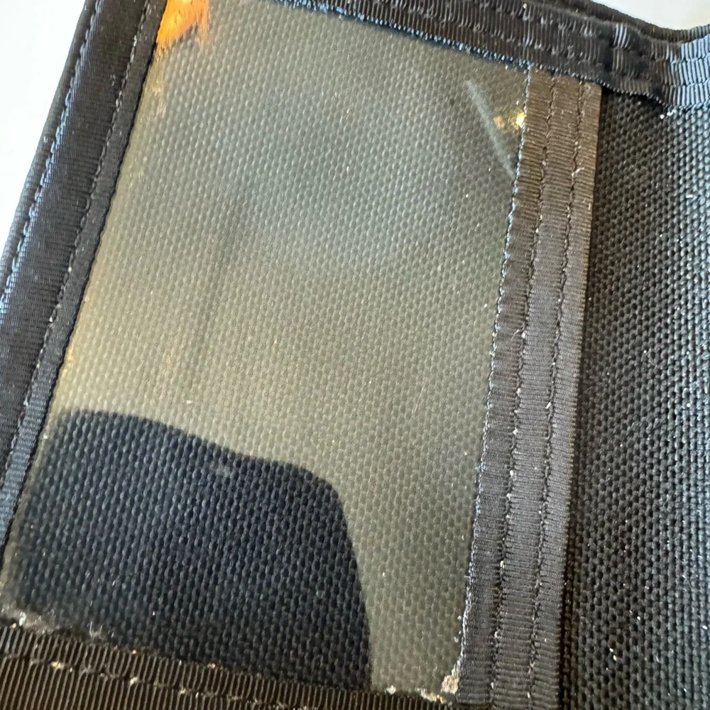 Recycled Firefighter High End Heavy Duty Green and Black Men's Wallet MINTY